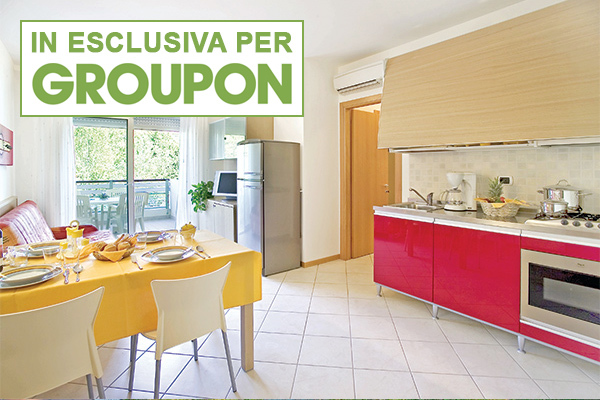 APPARTAMENTI BIBIONE - GROUPON - Bibione (VE) Vacanza in libertà in appartamento fino a 5 posti letto