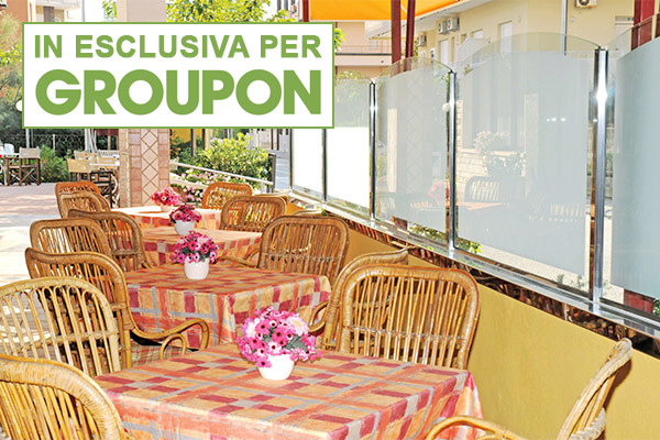 HOTEL MEDITERRANEO - GROUPON 3* - Lido di Savio (RA) All Inclusive, direttamente sul mare, ideale per famiglie