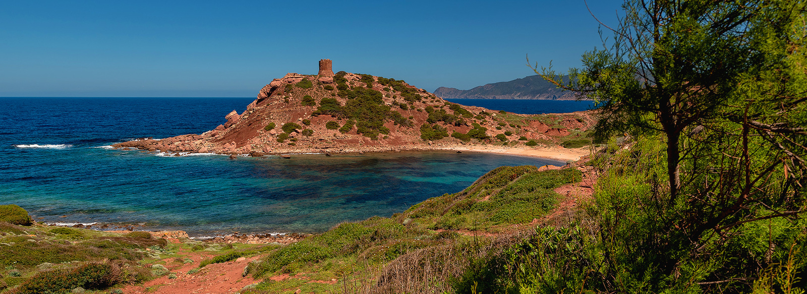 Vista panoramica sulla baia di Capo Caccia