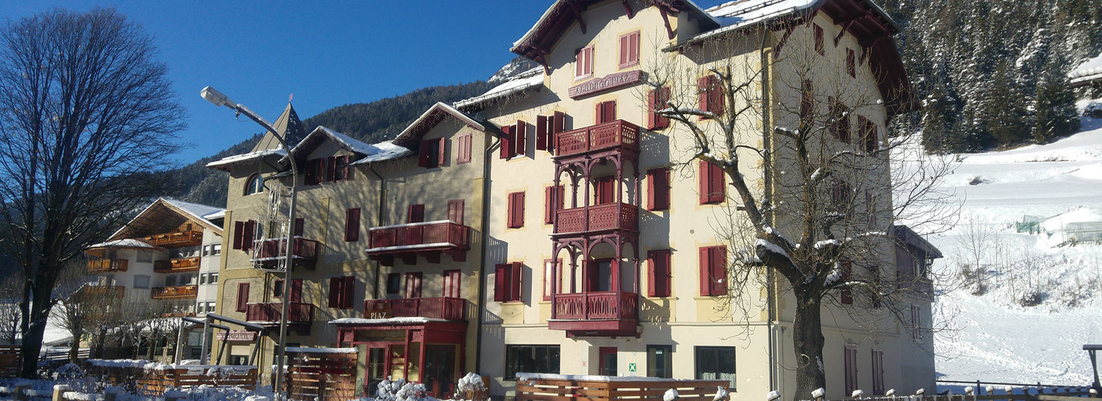 In Val di fassa, a 500 metri dalle piste da sci