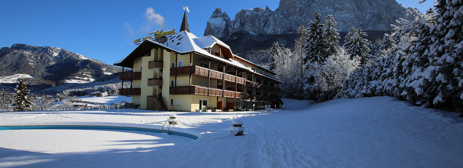 Nello splendido scenario delle Dolomiti