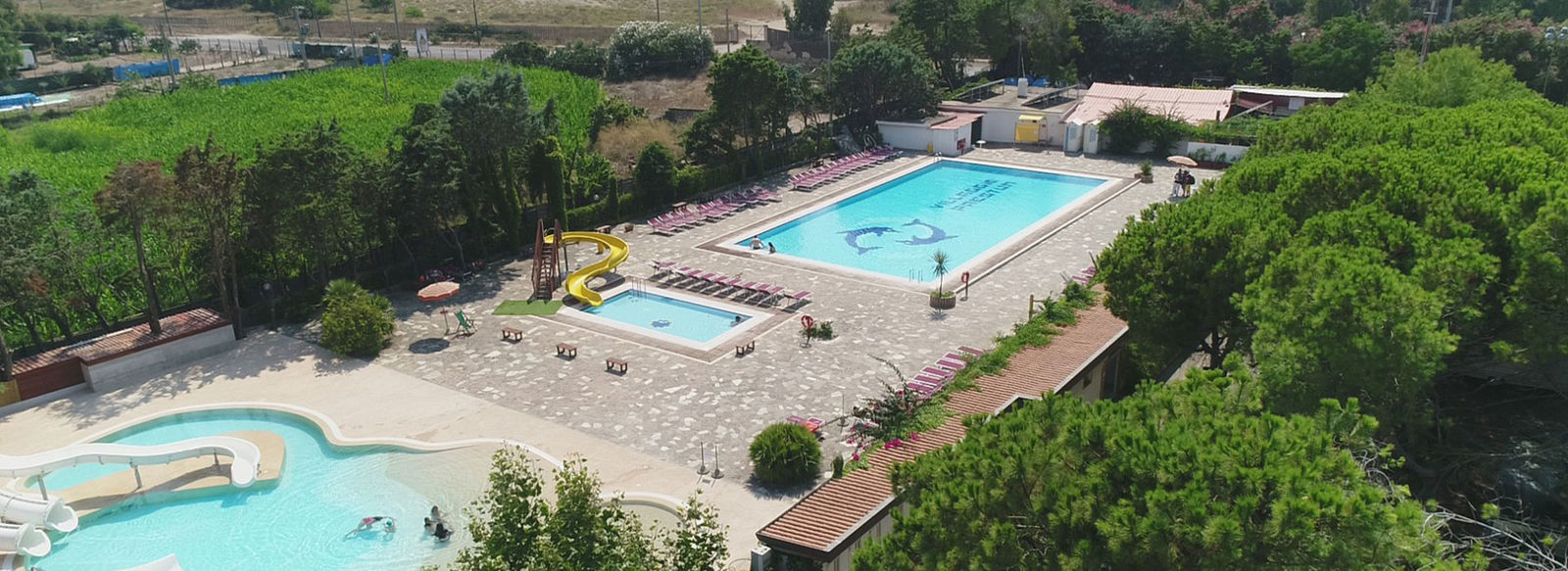 Parco acquatico di 2.100 mq