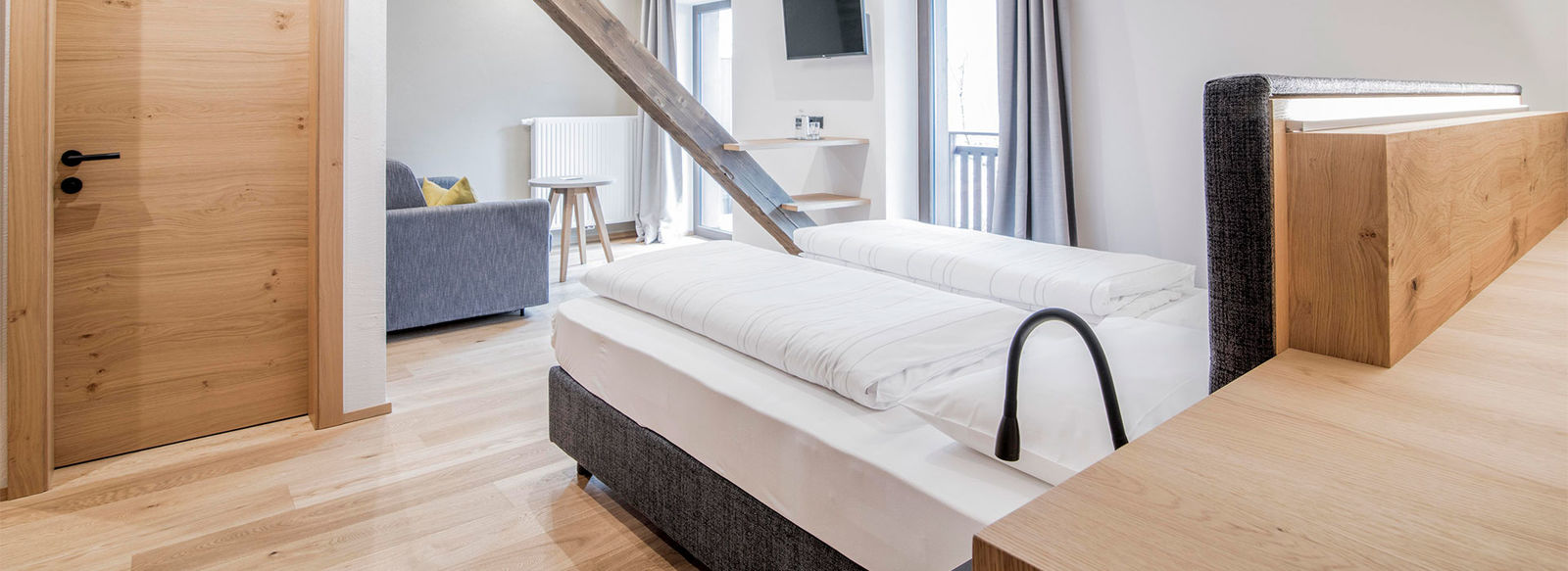 Immerso in un paesaggio alpino autentico