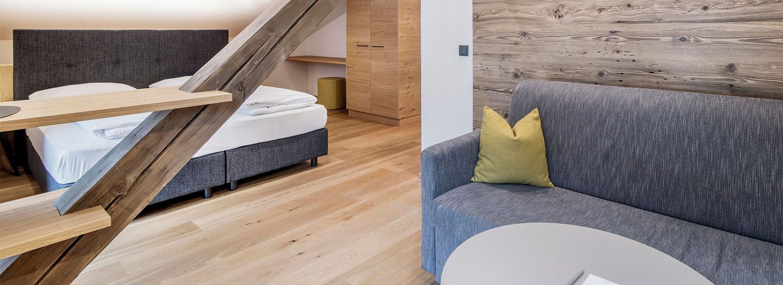 Immerso in un paesaggio alpino autentico