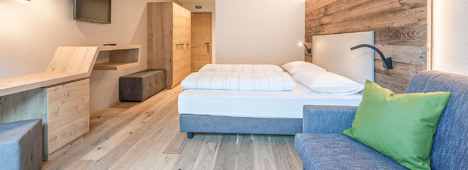 Immerso in un paesaggio alpino autentico