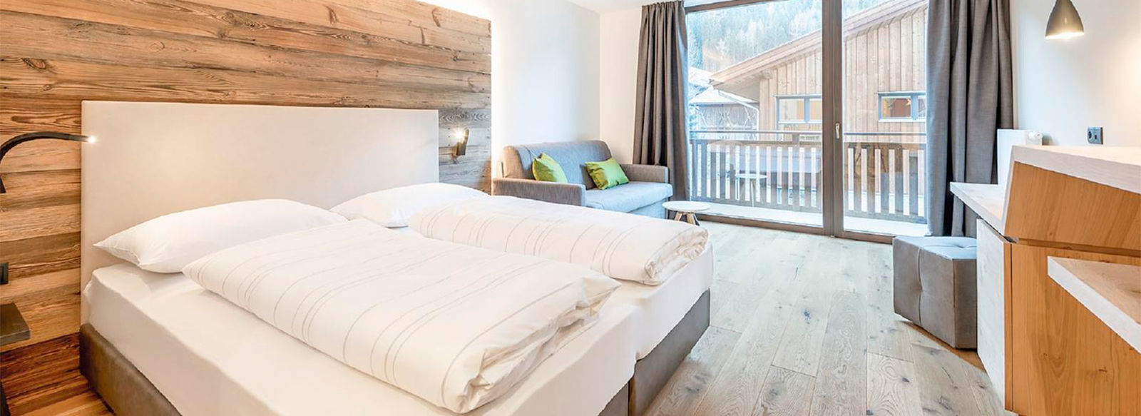 Immerso in un paesaggio alpino autentico