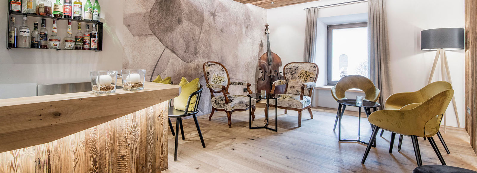 Immerso in un paesaggio alpino autentico