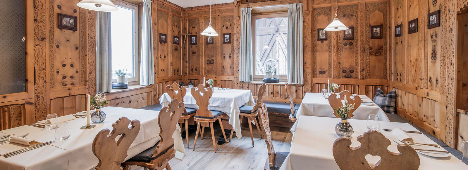 Immerso in un paesaggio alpino autentico