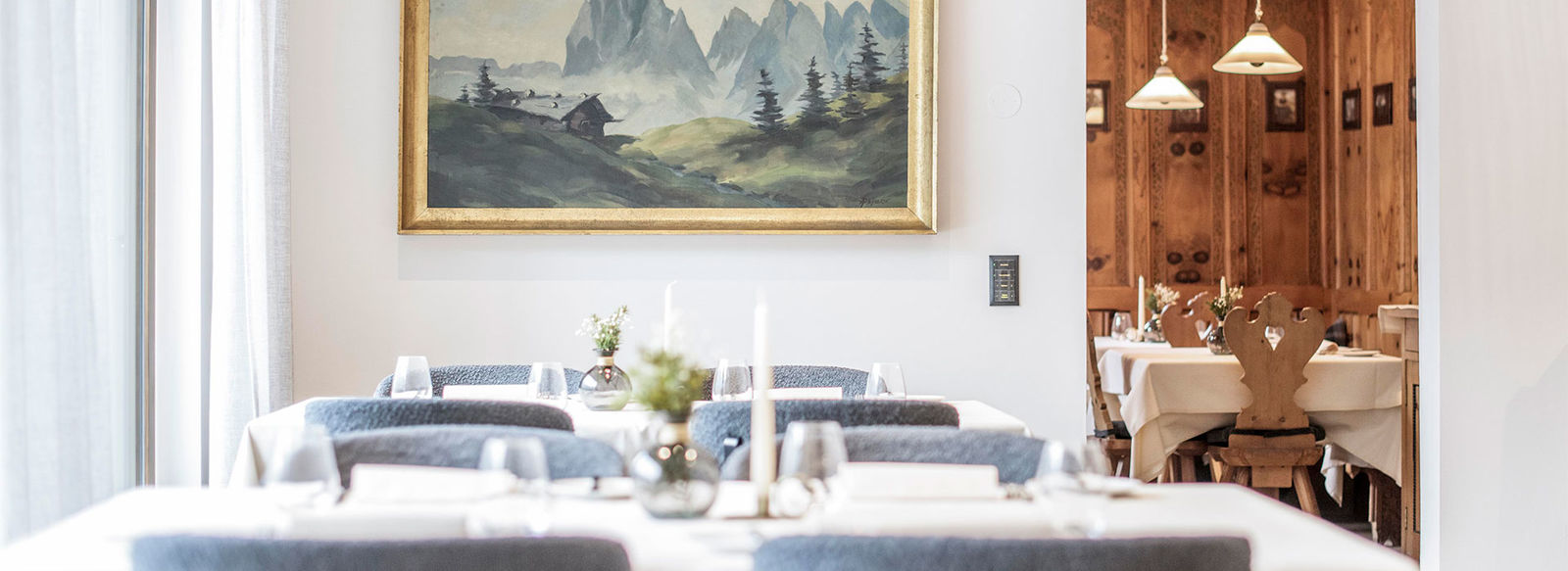 Immerso in un paesaggio alpino autentico