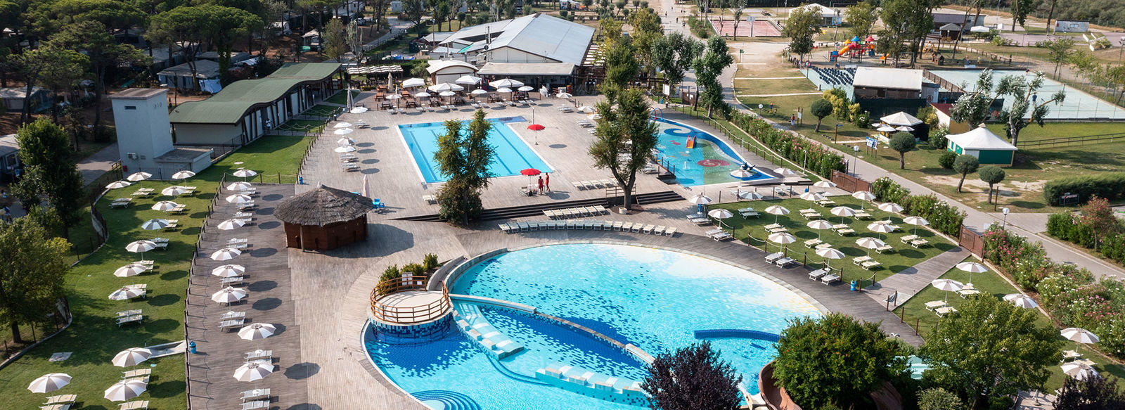 Immerso nel verde sulla Riviera Romagnola