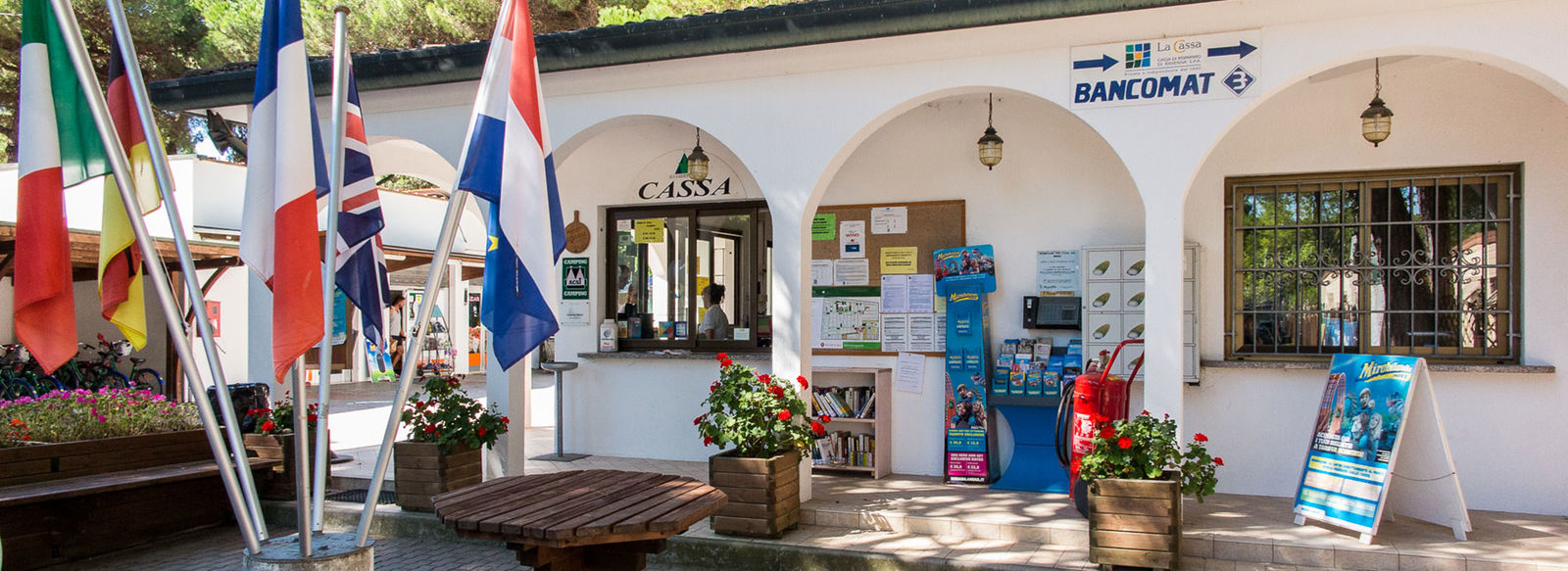 Fronte mare, in una pineta secolare