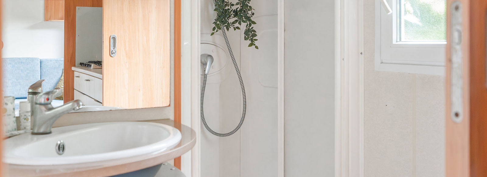 Immerso nella pineta, fronte mare