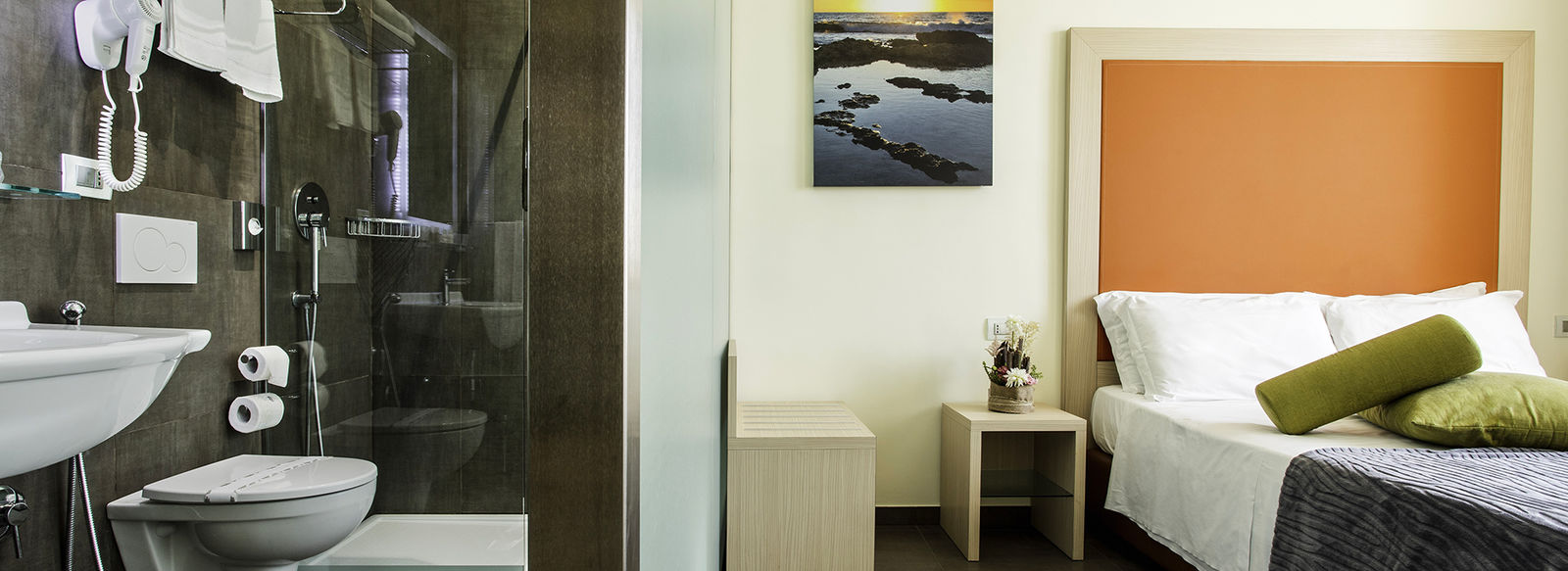 Posizione centrale, vicino al mare