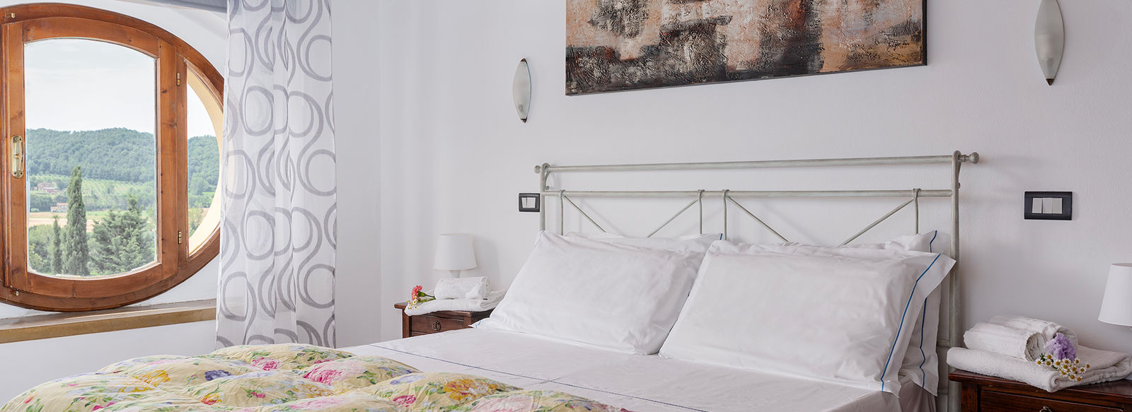 Immerso nella campagna toscana