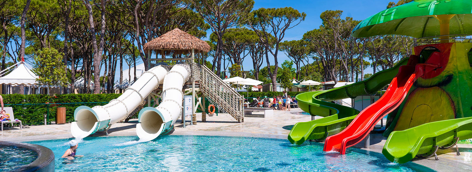 Area wellness di 1.840 mq e parco acquatico di 3.200 mq