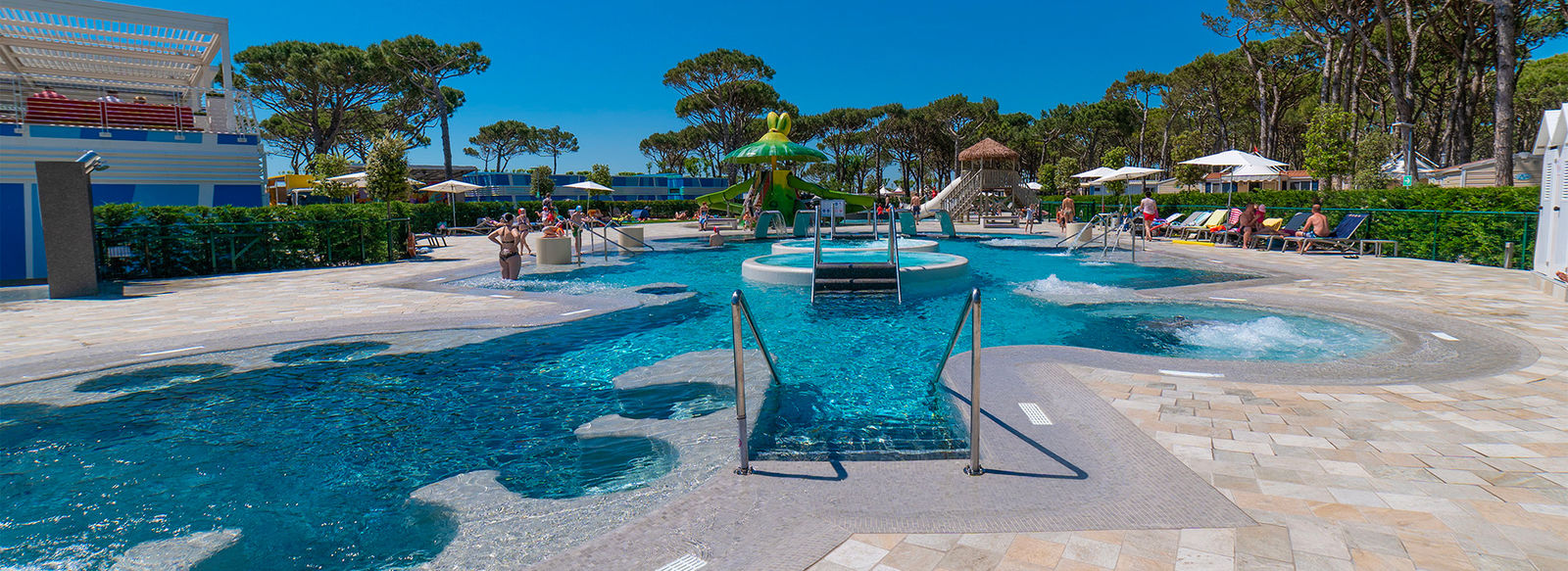 Area wellness di 1.840 mq e parco acquatico di 3.200 mq