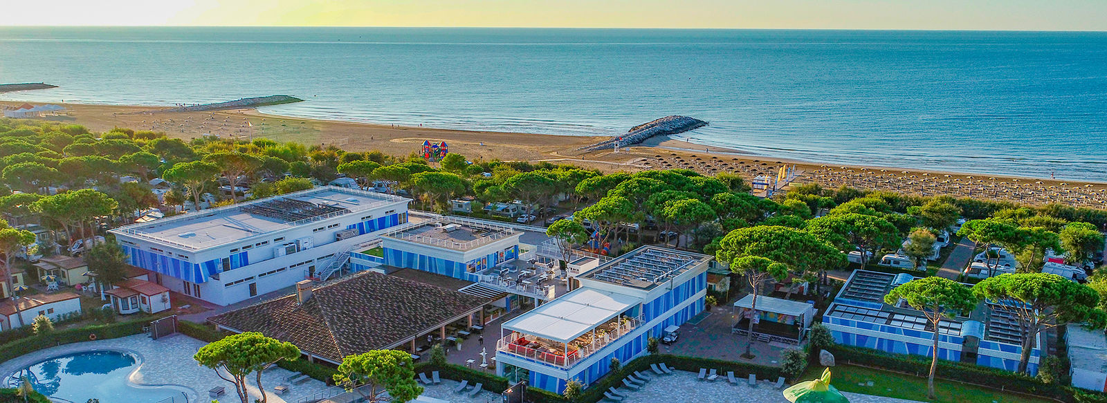 Area wellness di 1.840 mq e parco acquatico di 3.200 mq