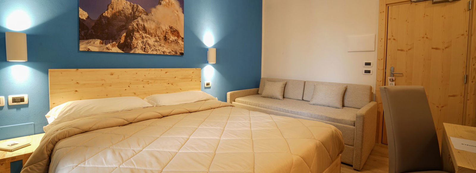 Splendida vista sulle Dolomiti