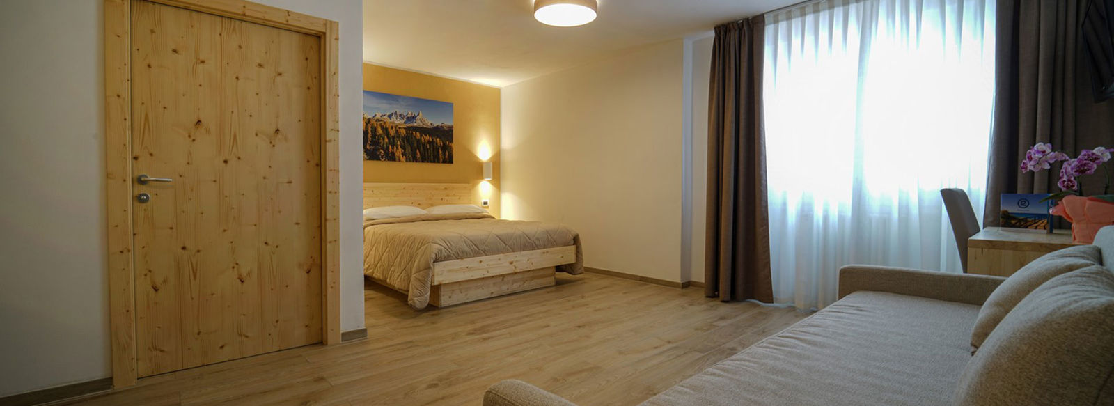 Splendida vista sulle Dolomiti