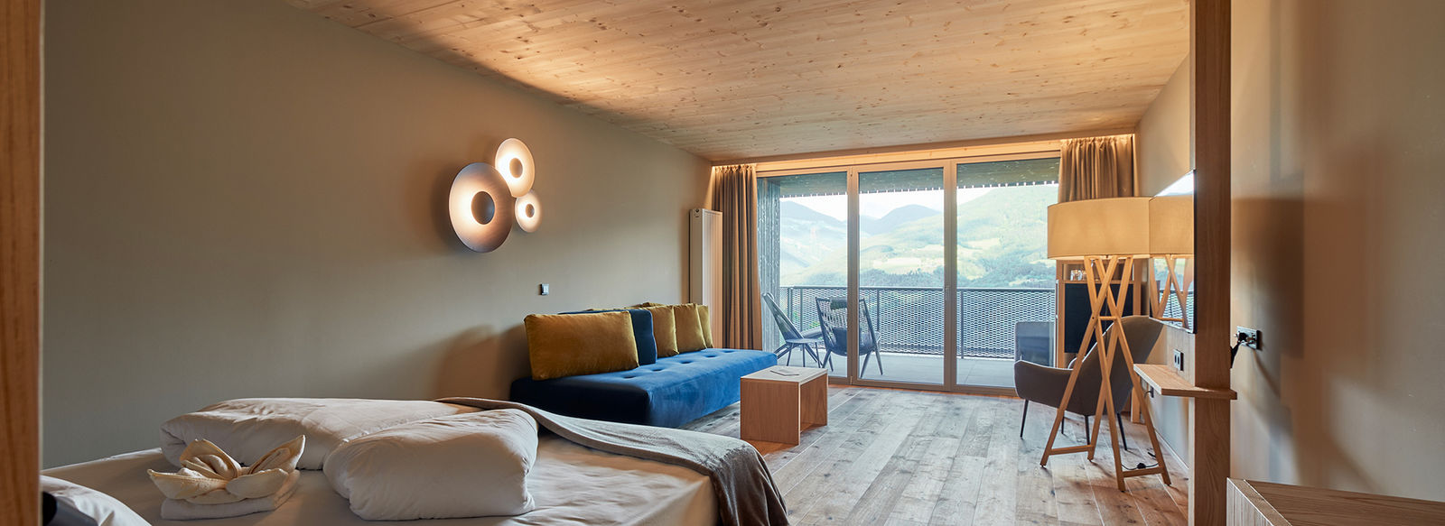 Vista panoramica in Val d'Isarco