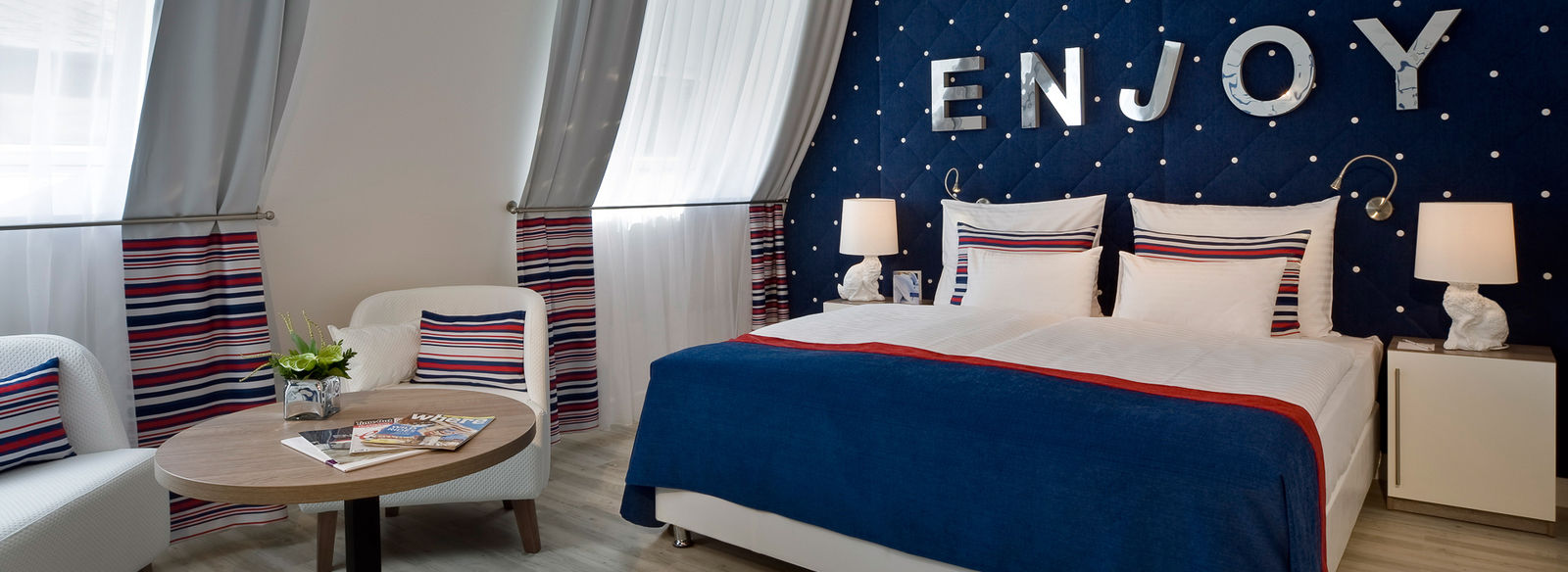 Design contemporaneo, atmosfera raffinata e posizione centrale