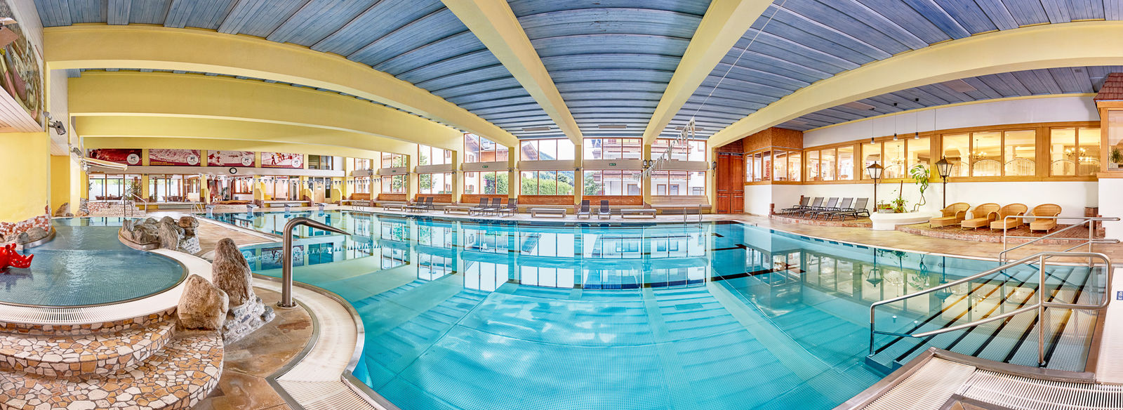 Area wellness di 1.500 mq sugli Alti Tauri