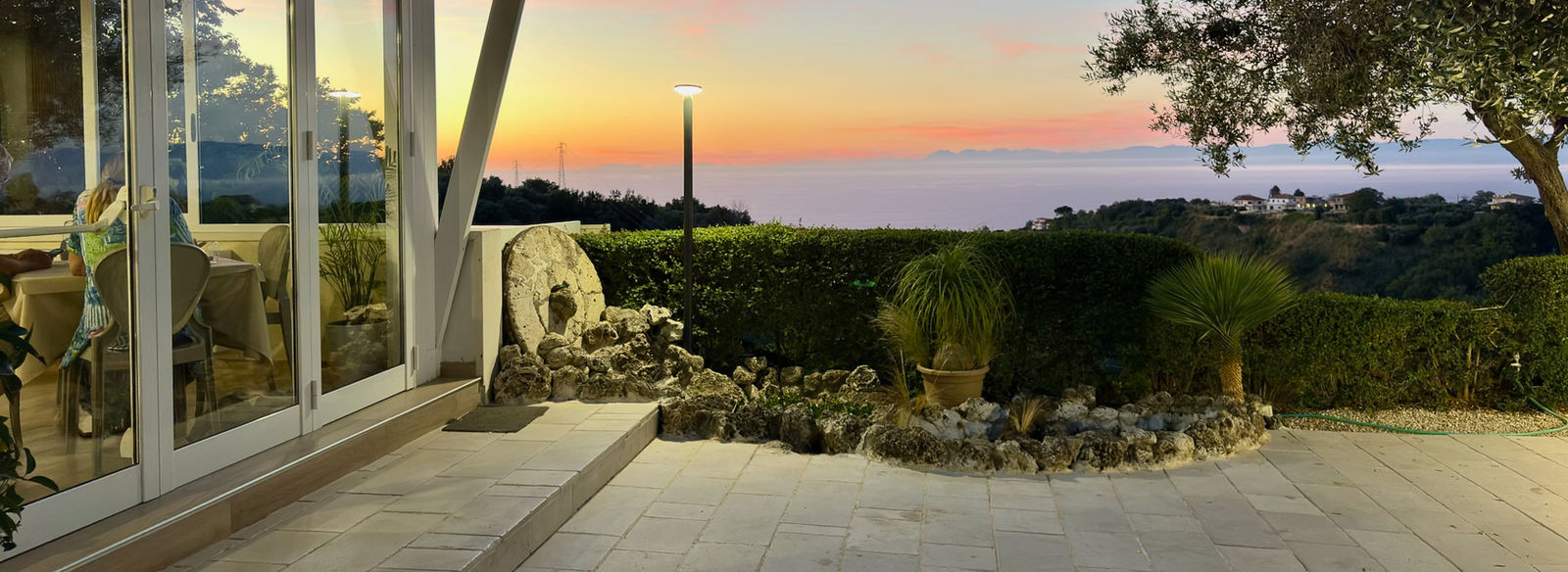 In posizione panoramica
