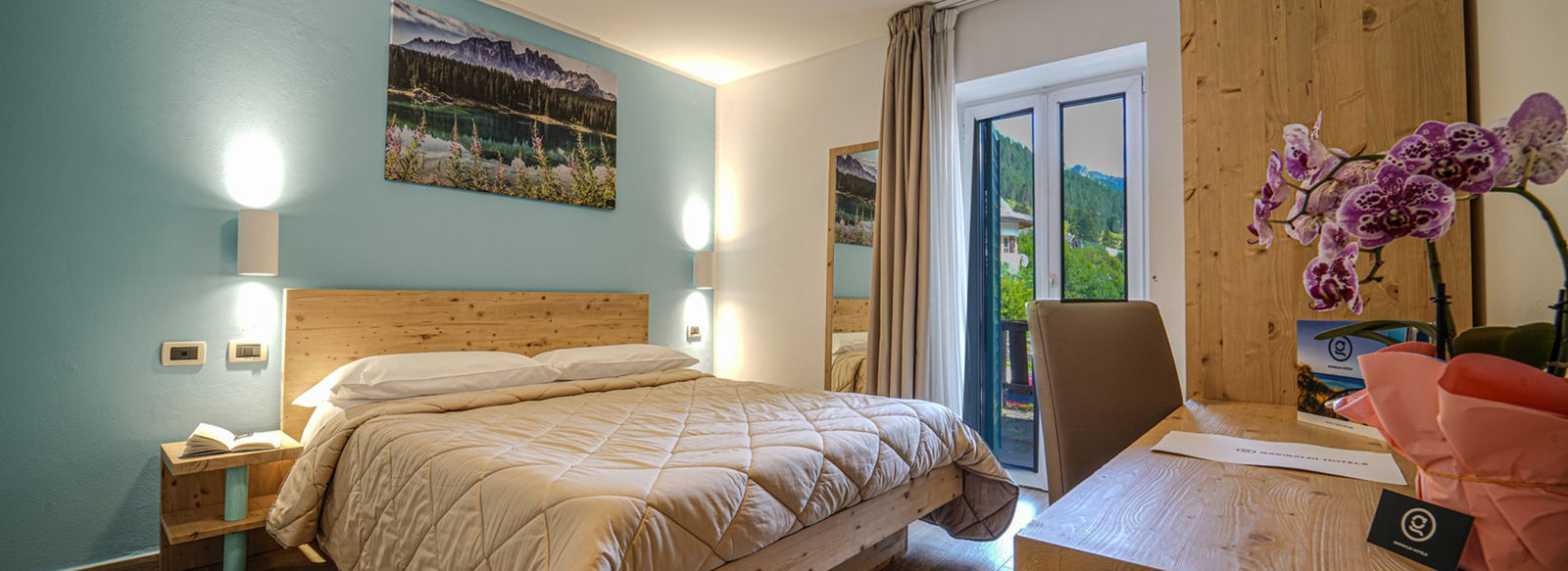 In Val di fassa, a 800 metri dalle piste da sci