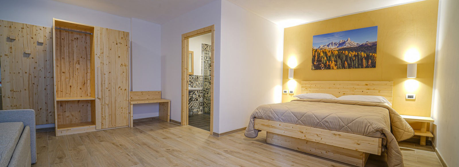 In Val di fassa, a 800 metri dalle piste da sci