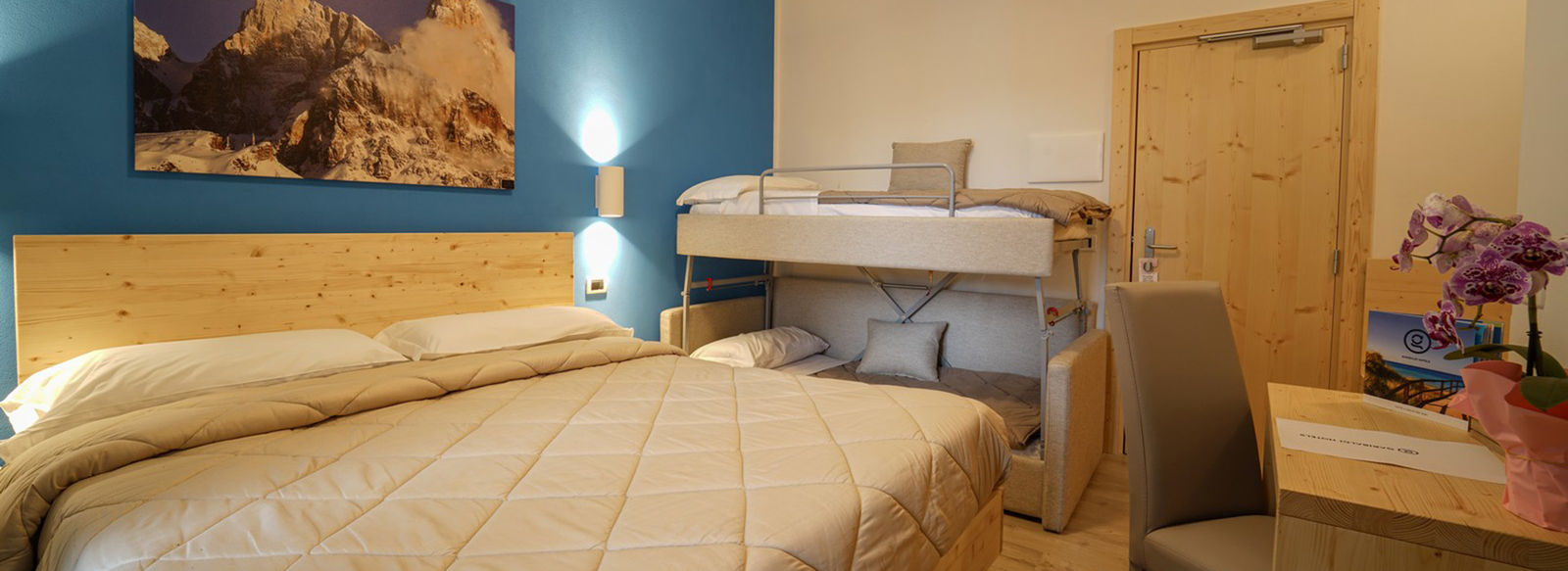 In Val di fassa, a 800 metri dalle piste da sci