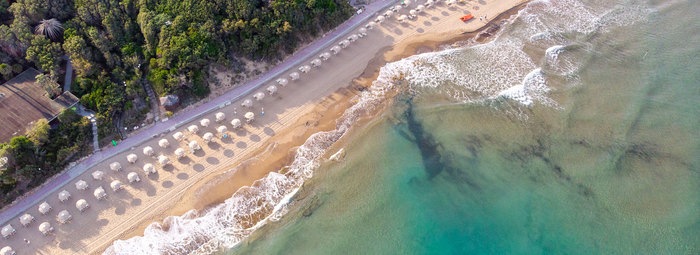 7000 mq di spiaggia privata in un parco naturale
