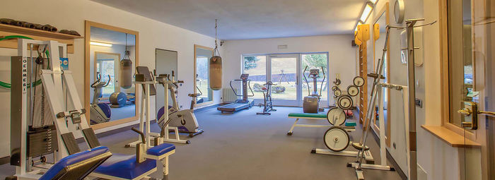 Area wellness di 2.000 mq con vista panoramica