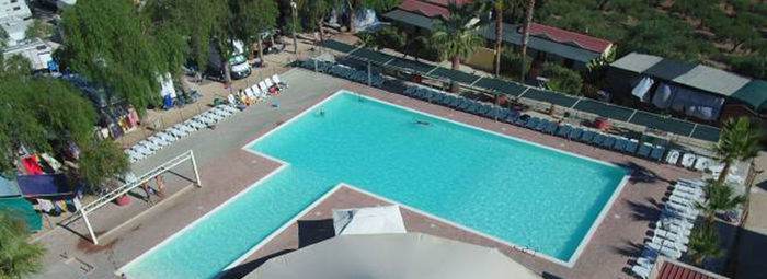 Immerso in un parco di 48.000 mq