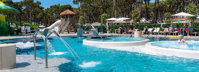 Area wellness di 1.840 mq e parco acquatico di 3.200 mq