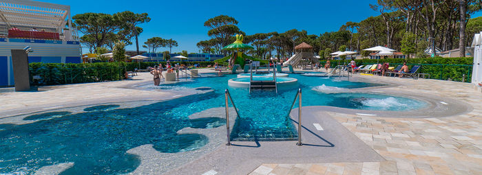 Area wellness di 1.840 mq e parco acquatico di 3.200 mq