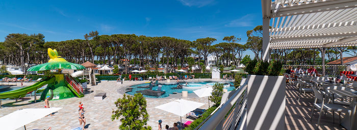 Area wellness di 1.840 mq e parco acquatico di 3.200 mq