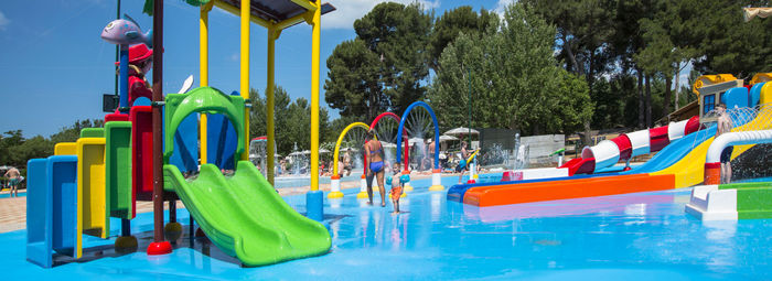 Vista panoramica sull'arcipelago delle incantevoli Isole Brioni