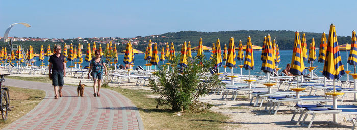 Vista panoramica sull'arcipelago delle incantevoli Isole Brioni