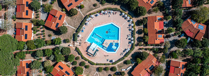 Vista panoramica sull'arcipelago delle incantevoli Isole Brioni