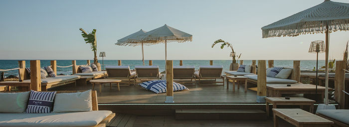 Beach Club sulla spiaggia