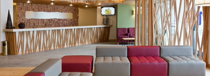 Accoglienza in tipico hotel di montagna