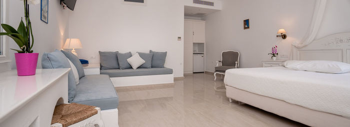 Atmosfera familiare, in tipico stile cicladico