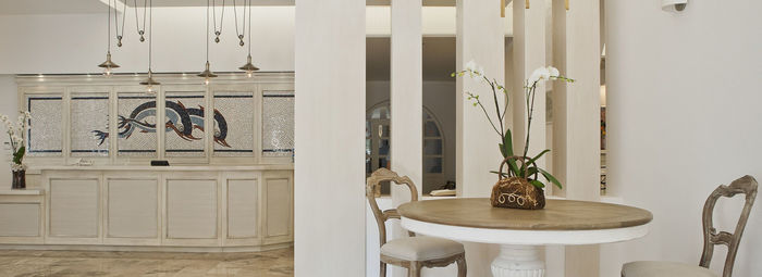 Atmosfera familiare, in tipico stile cicladico