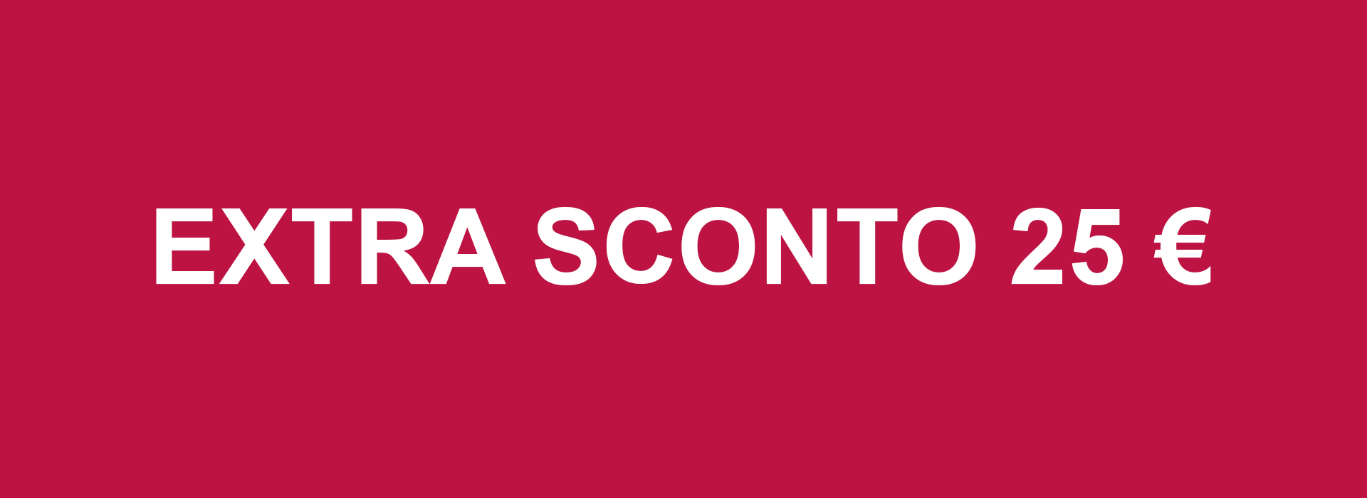 PROMOZIONE PRENOTA PRIMA ONLINE: EXTRA SCONTO 25 €
