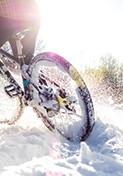 E-bike sulla neve in Trentino