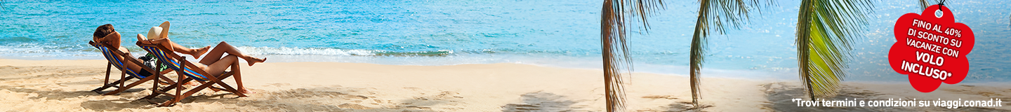 Fino al 40% di sconto sulle tue vacanze estive